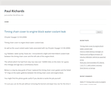 Tablet Screenshot of paulsrichards.com
